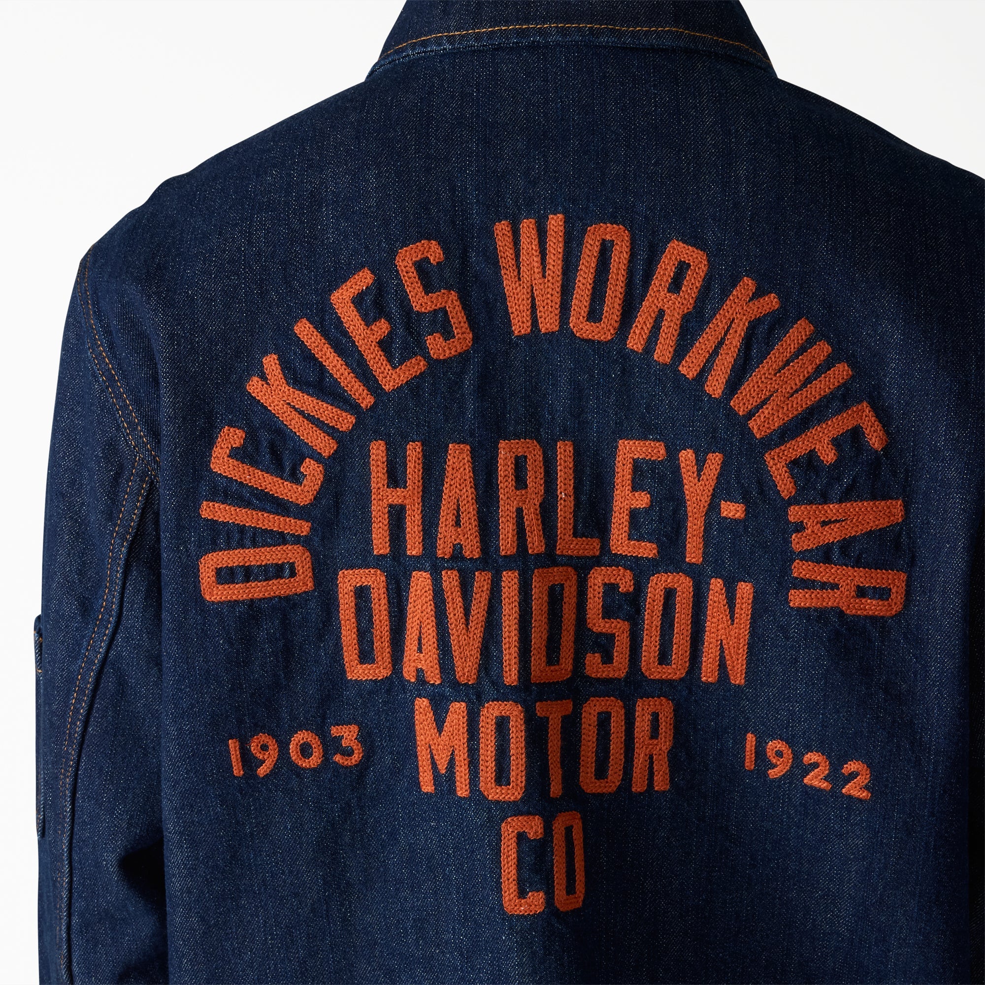 Dickies x Harley-Davidson® Boxy Fit Embroidered Denim Jacket