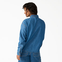 Women's Lightweight Long Sleeve Denim Shirt