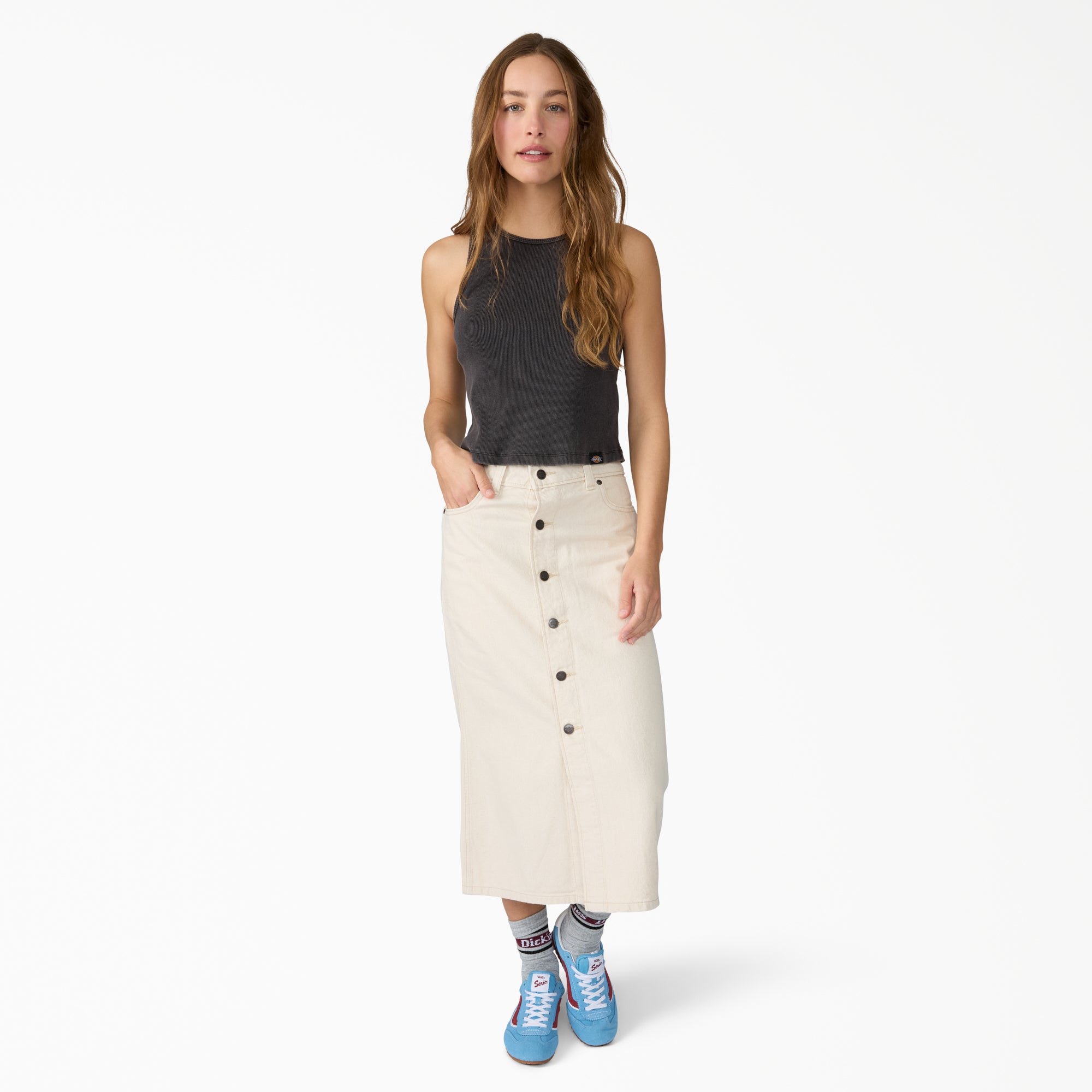 Women's Midi Denim Skirt