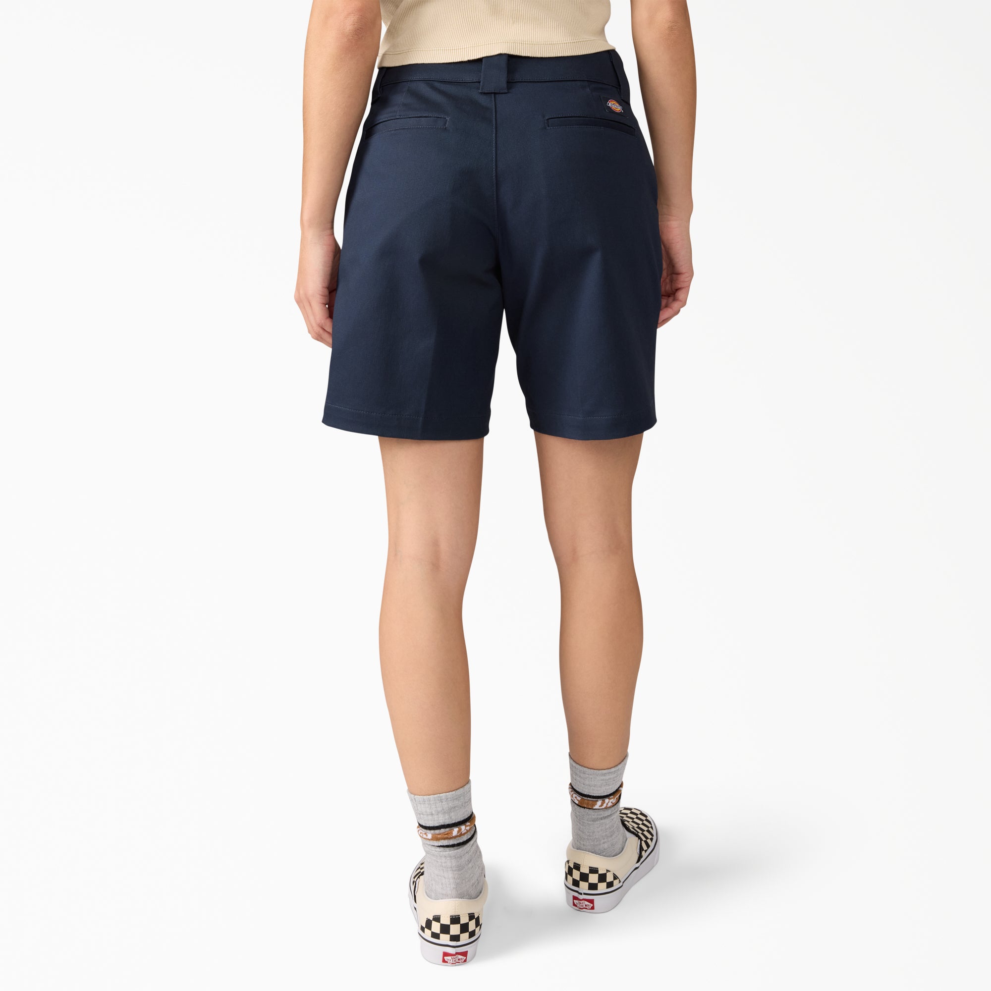 Women's Super Flex Flat Front Shorts, 9"