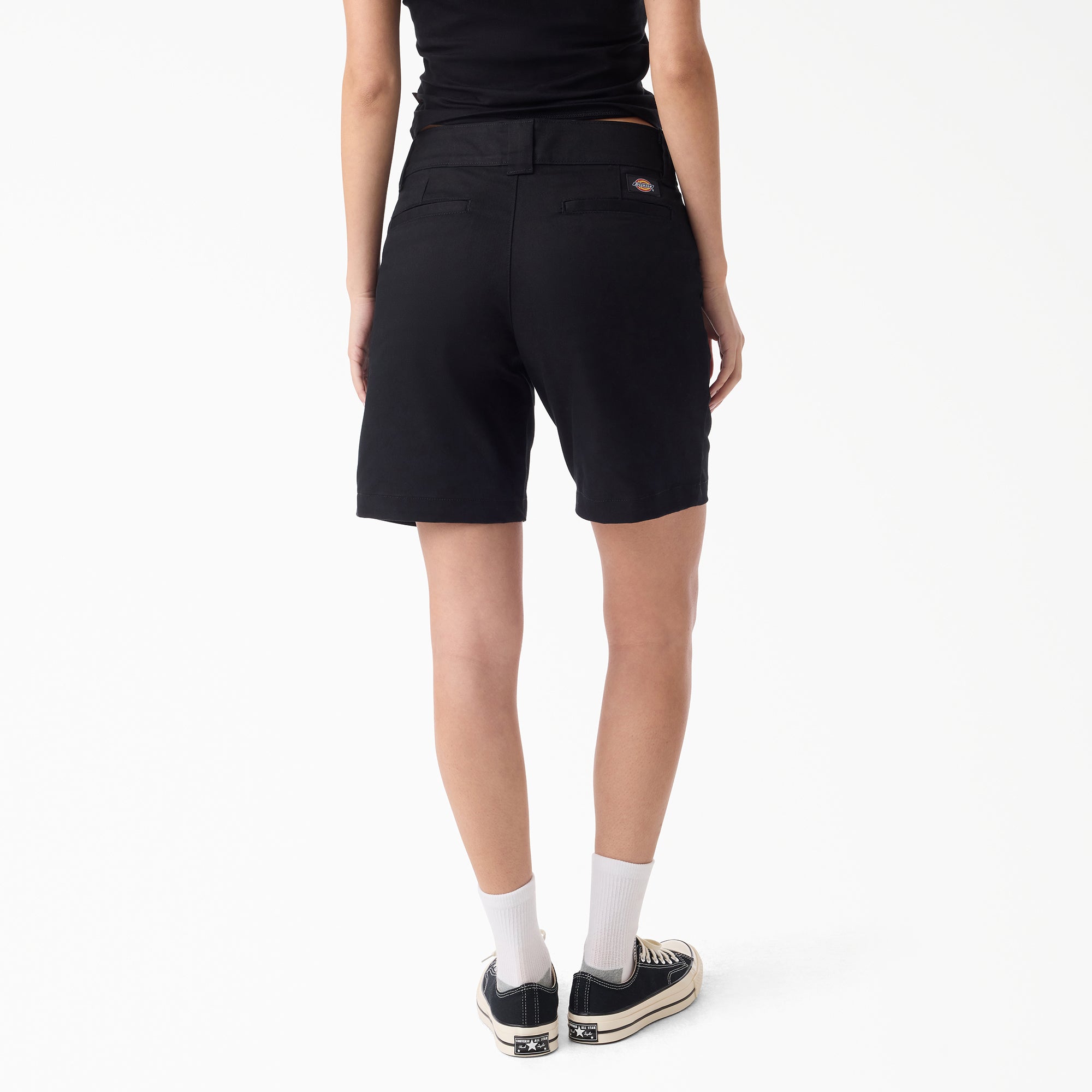 Women's Super Flex Flat Front Shorts, 9"
