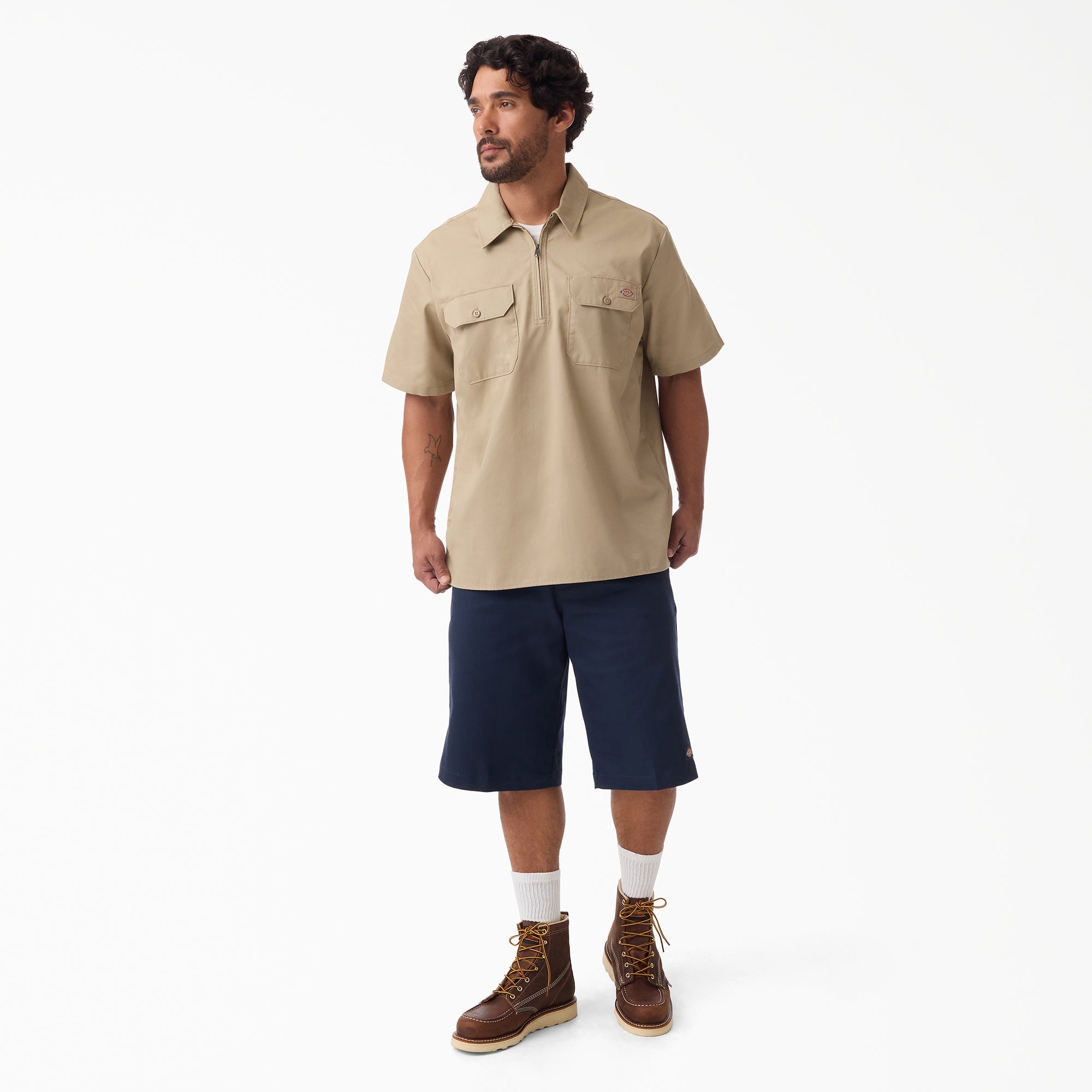 1/4 Zip Work Shirt