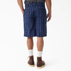 Plaid Work Shorts, 11"