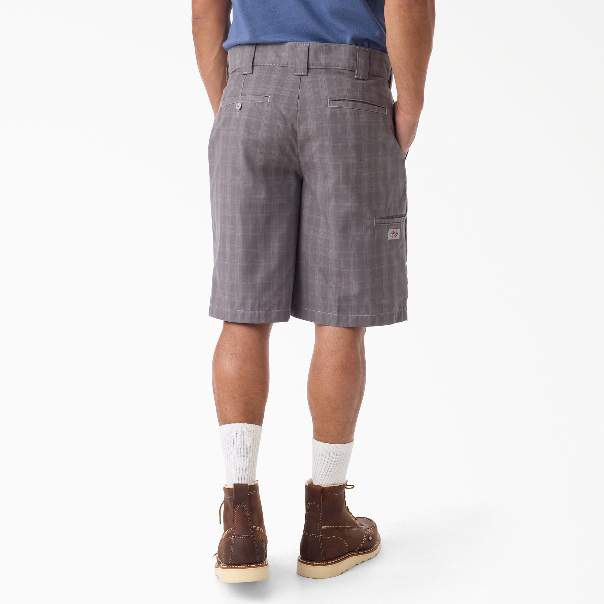 Plaid Work Shorts, 11"