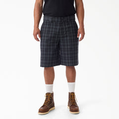 Plaid Work Shorts, 11"