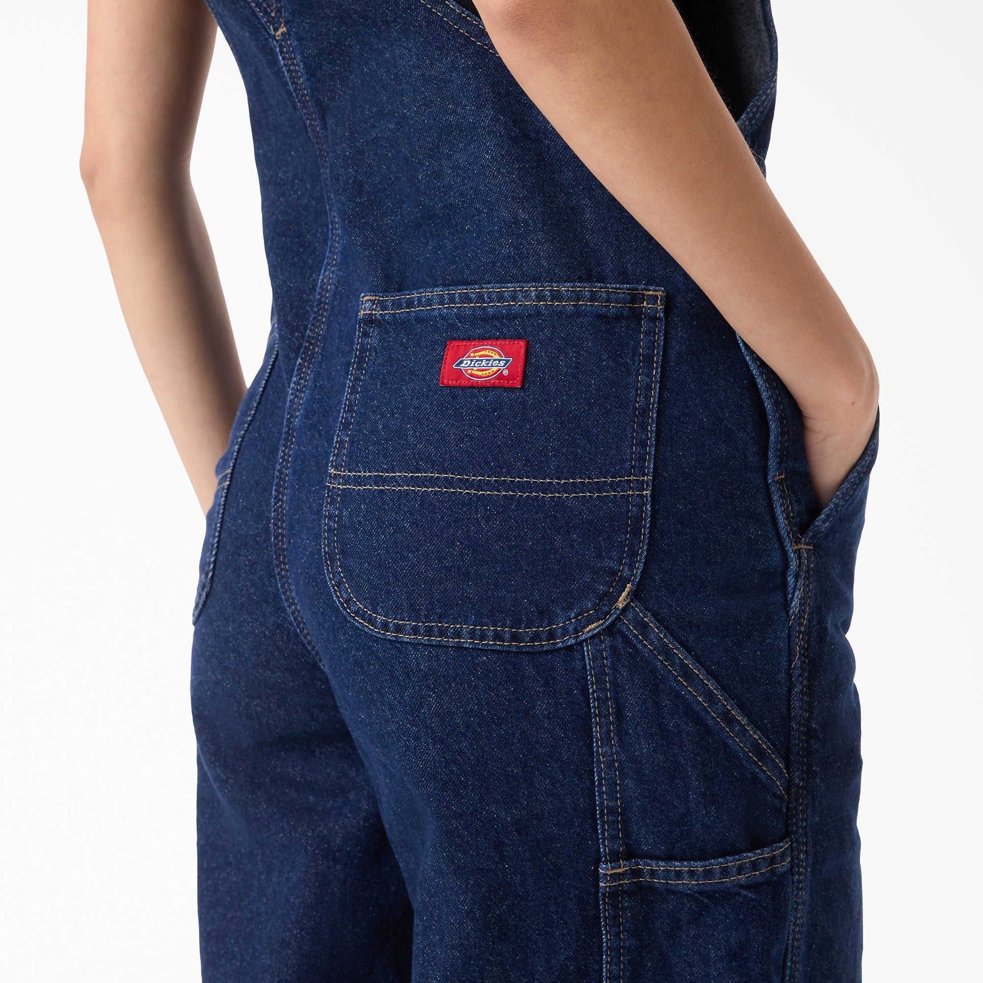 Women's Loose Denim Bib