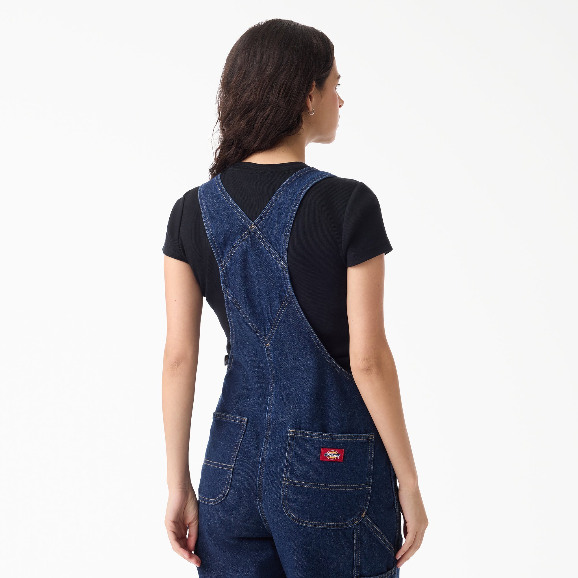 Women's Loose Denim Bib