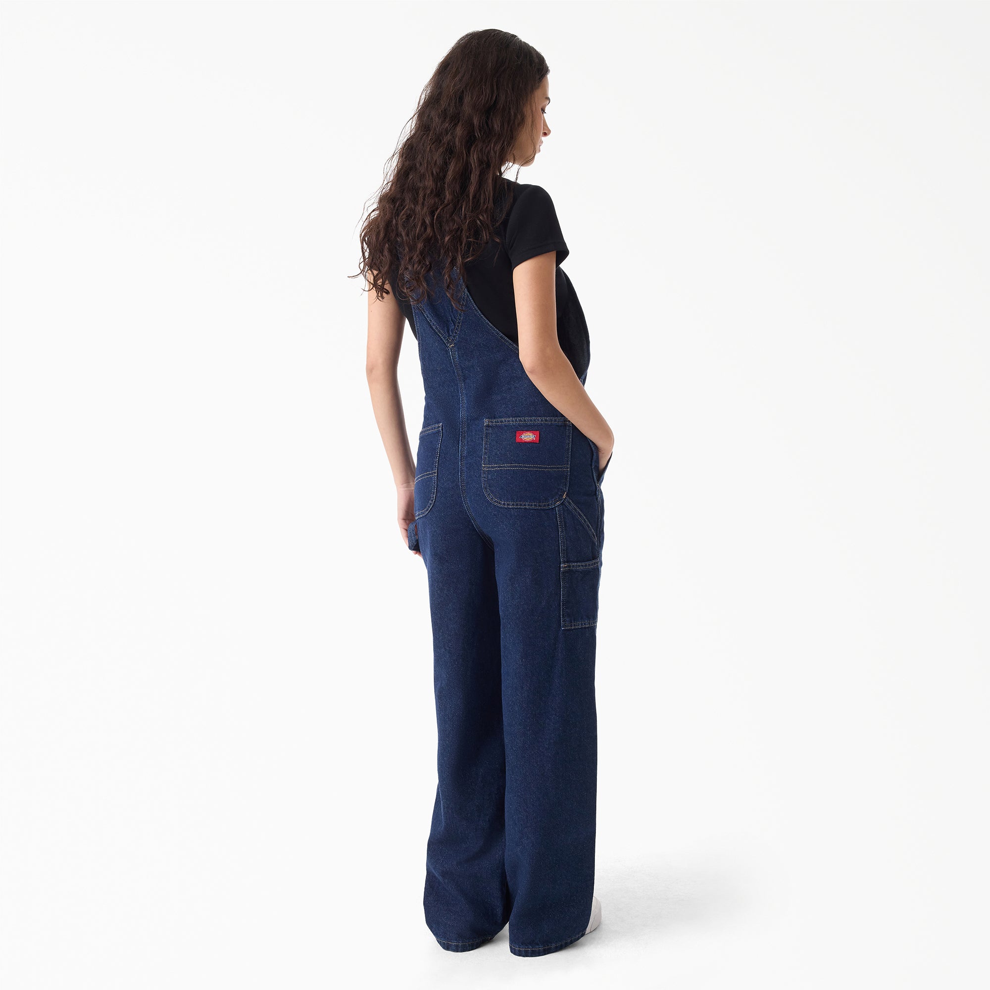 Women's Loose Denim Bib