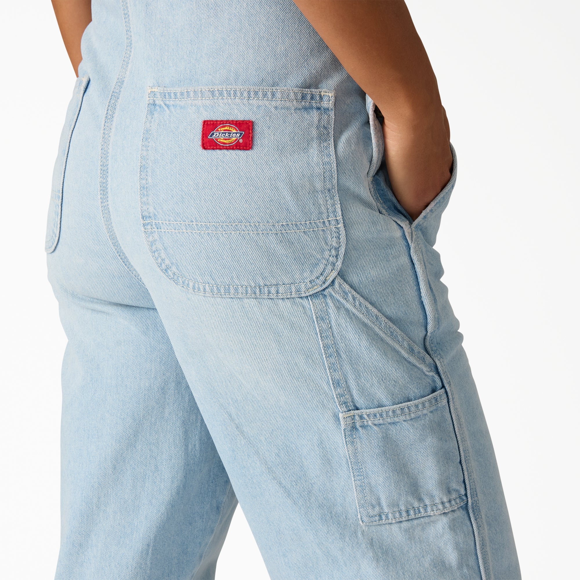 Women's Loose Denim Bib