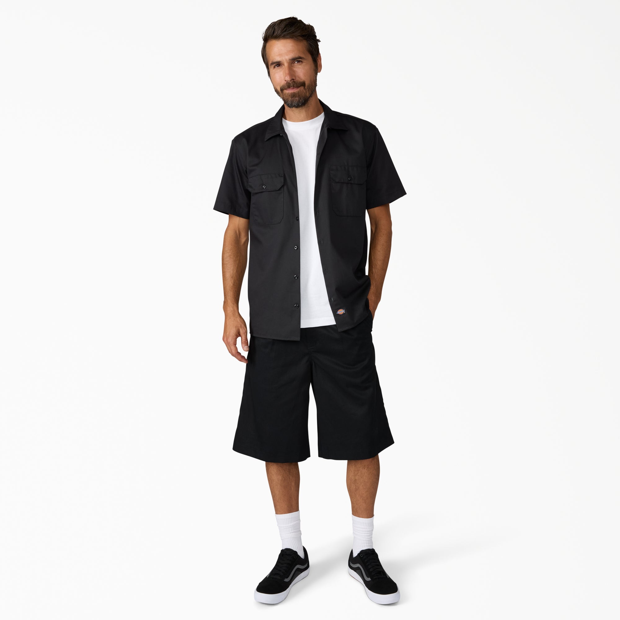 Hemp Twill Work Shorts, 13"