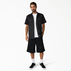 Hemp Twill Work Shorts, 13"