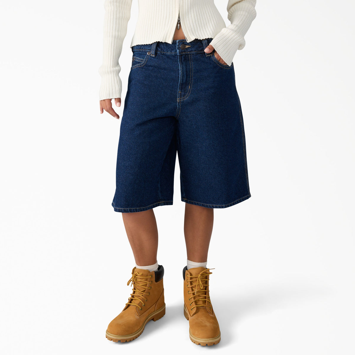 Women's 957 Loose Denim Shorts, 13"