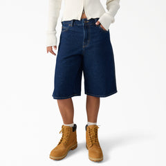 Women's 957 Loose Denim Shorts, 13"