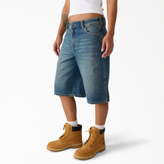 Women's 957 Loose Denim Shorts, 13"