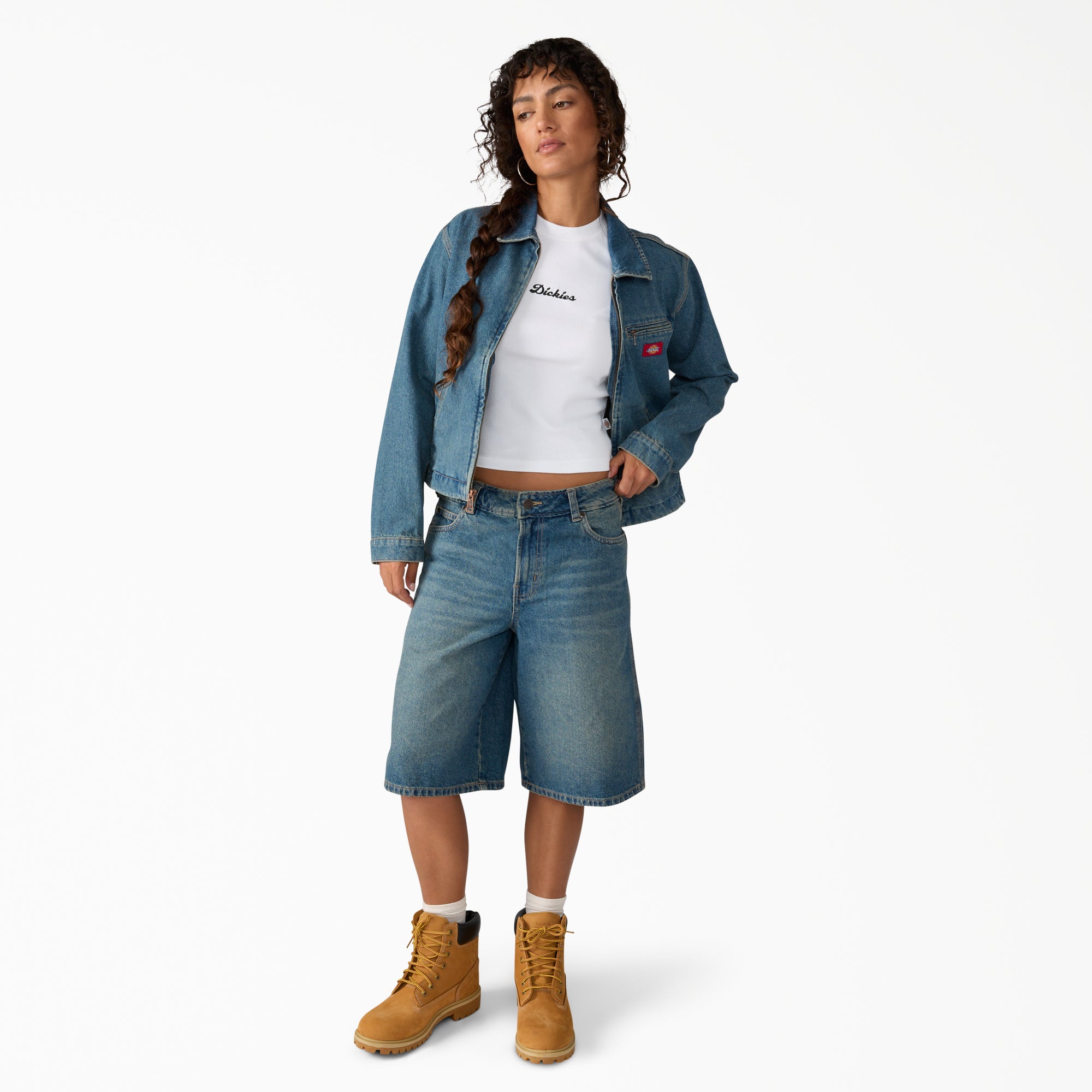 Women's 957 Loose Denim Shorts, 13"