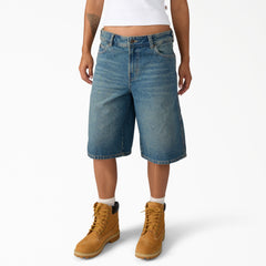 Women's 957 Loose Denim Shorts, 13"