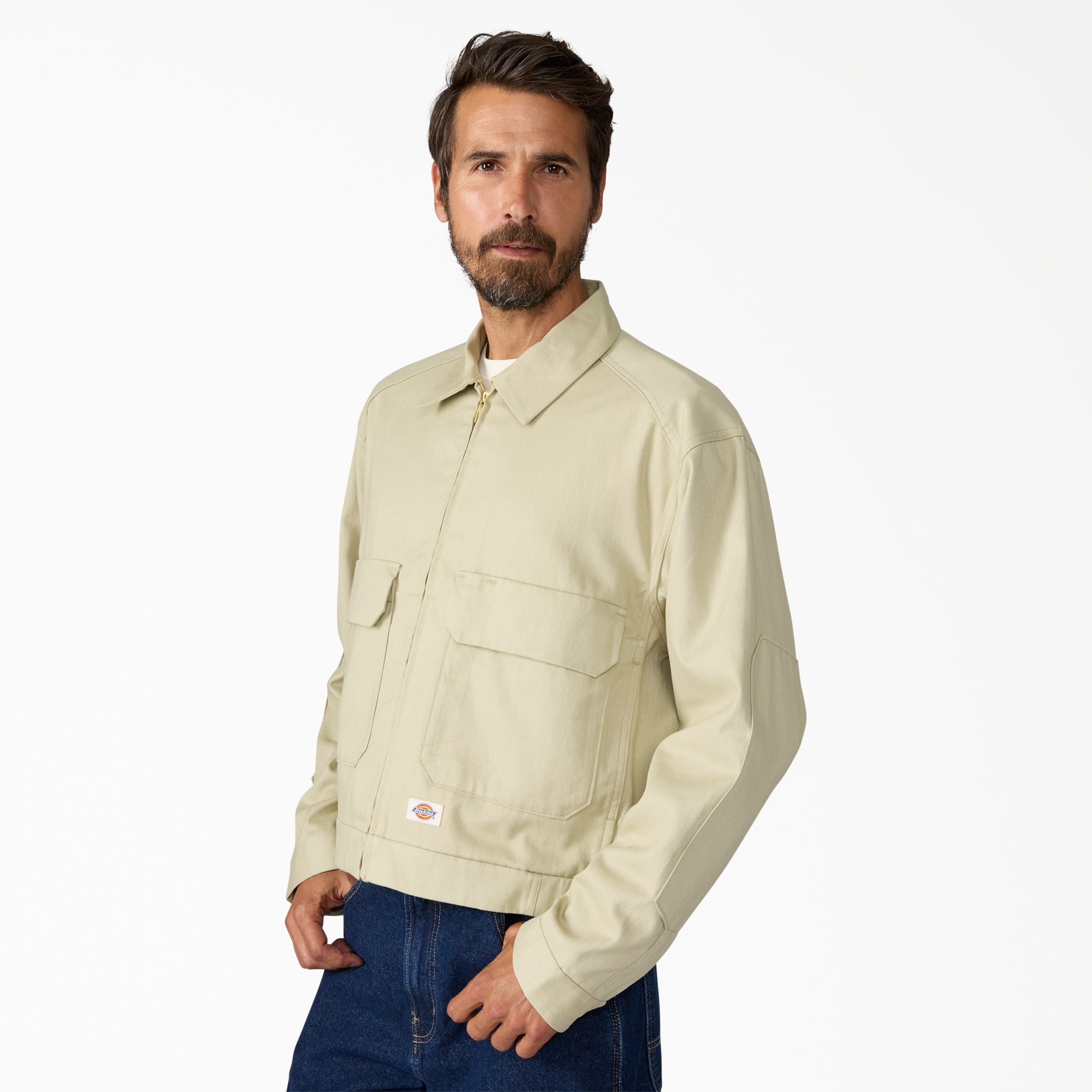 Hemp Twill Trucker Jacket