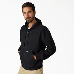 Unlined Canvas Hooded Bomber