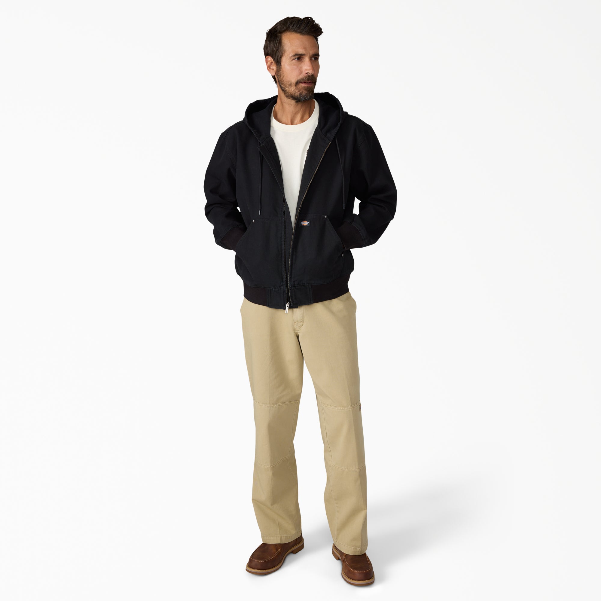 Unlined Canvas Hooded Bomber