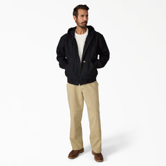 Unlined Canvas Hooded Bomber