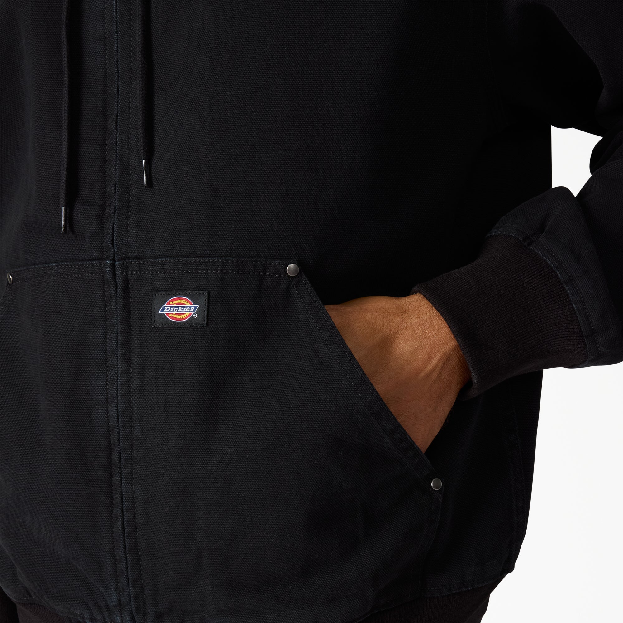 Unlined Canvas Hooded Bomber