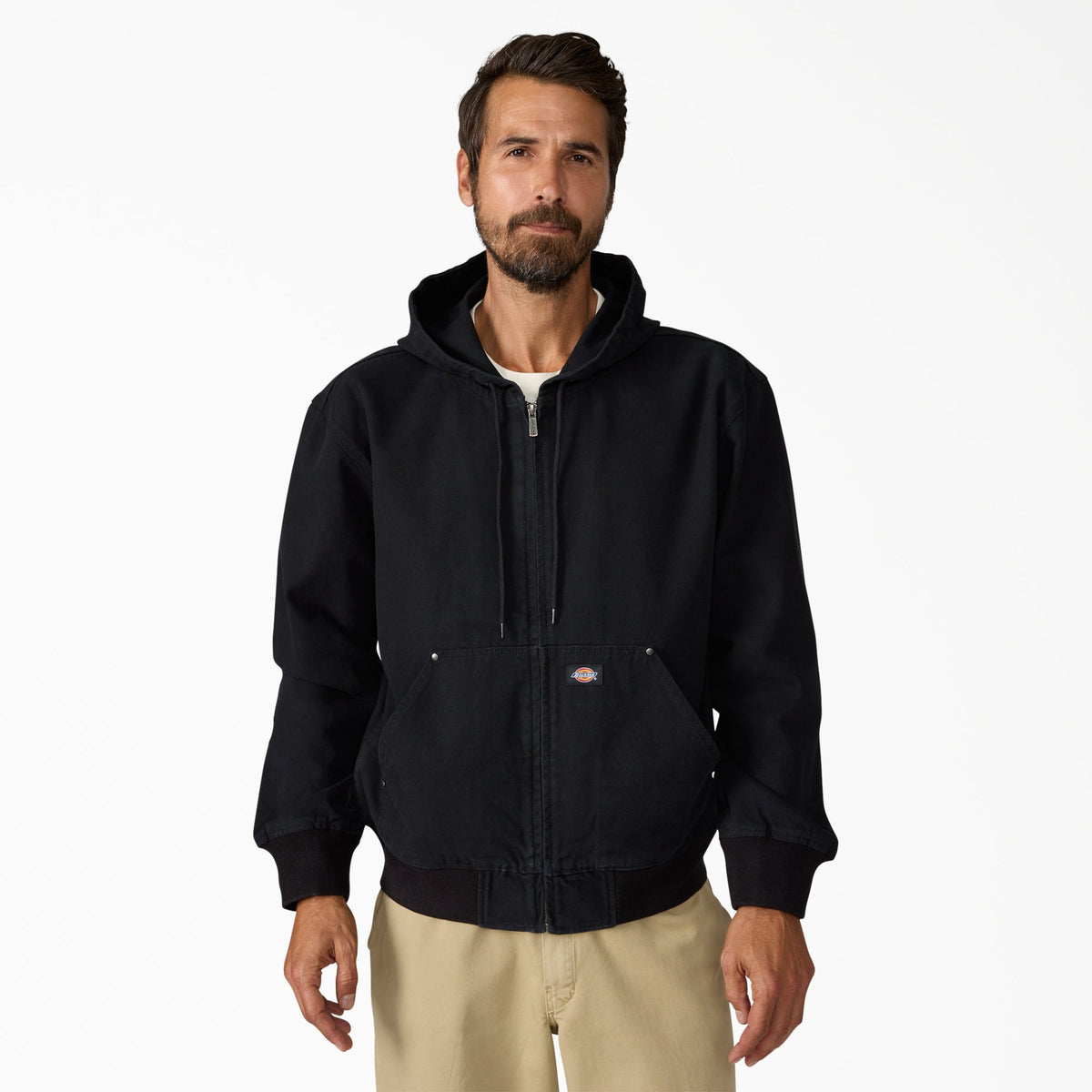 Unlined Canvas Hooded Bomber