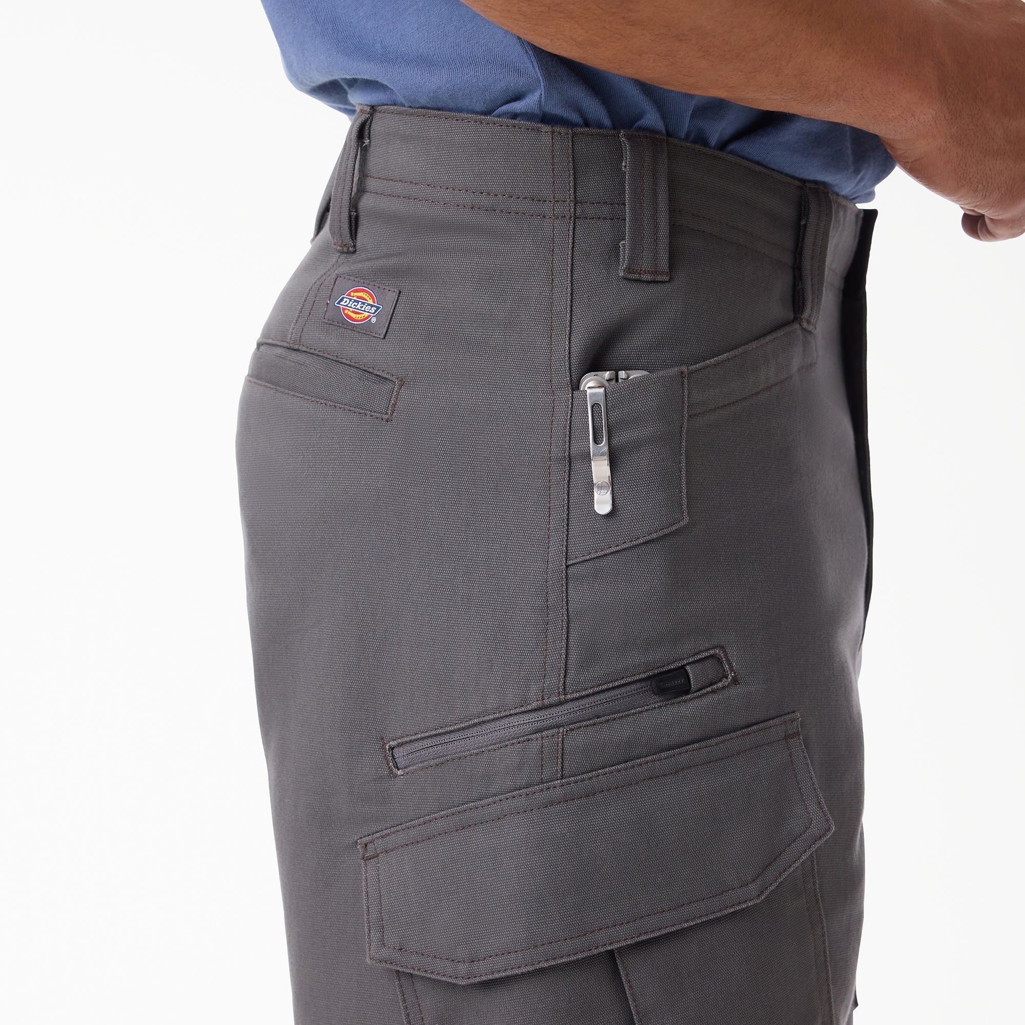 Tradebuilt Duck Canvas Cargo Shorts, 11"