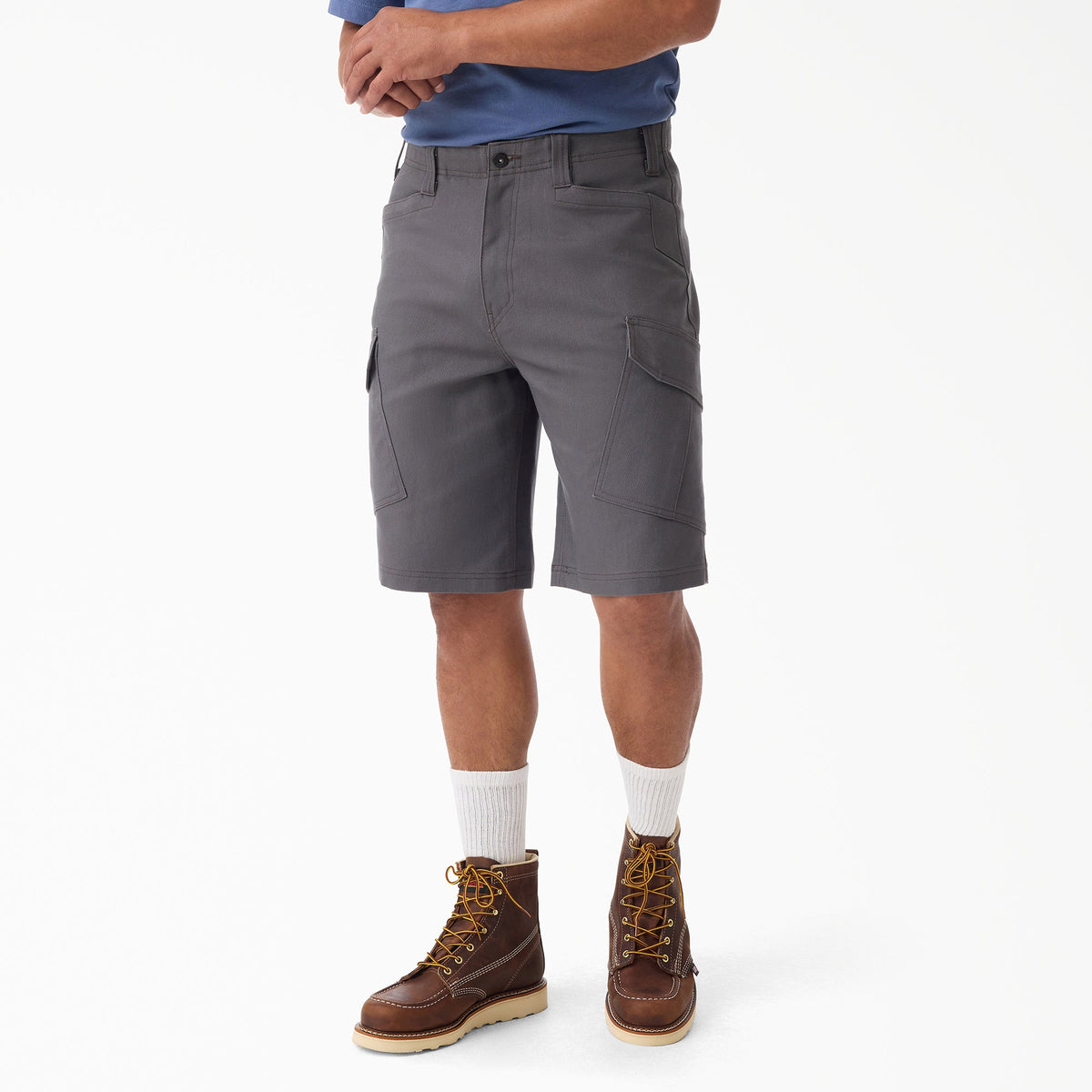 Tradebuilt Duck Canvas Cargo Shorts, 11"