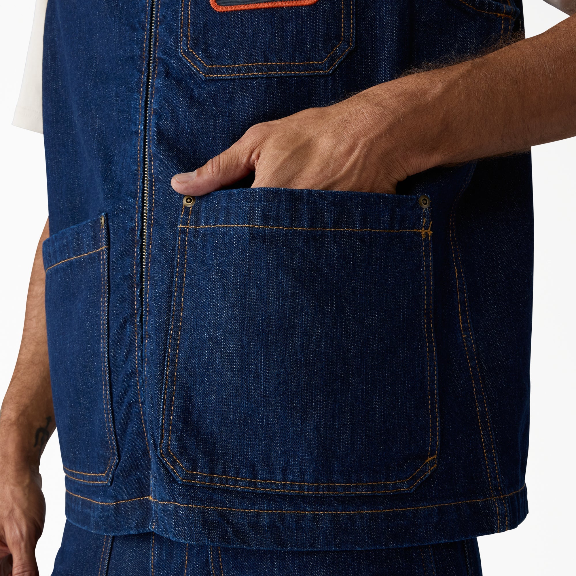 Dickies x Harley-Davidson® Denim Zip-Up Vest