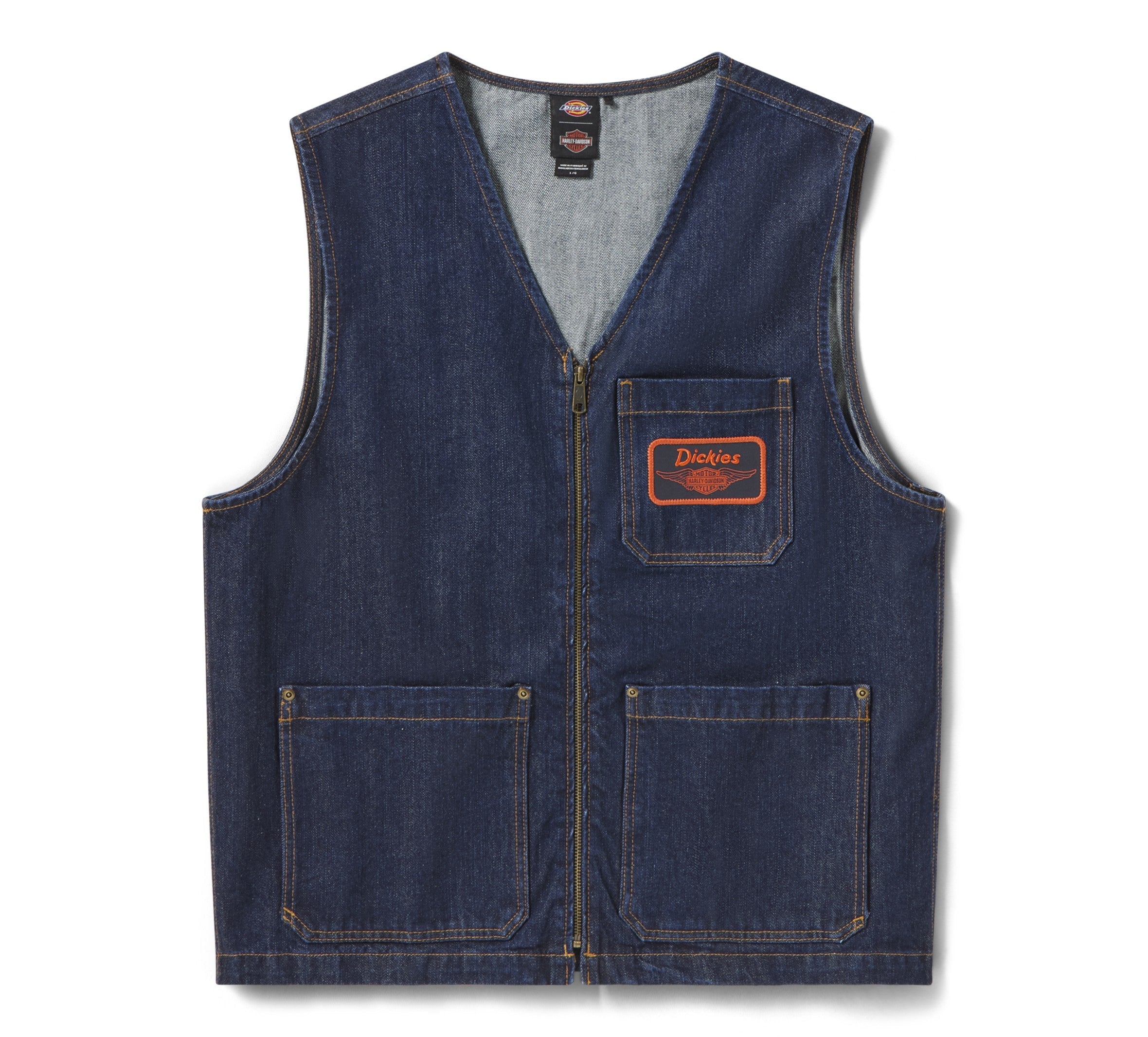 Dickies x Harley-Davidson® Denim Zip-Up Vest