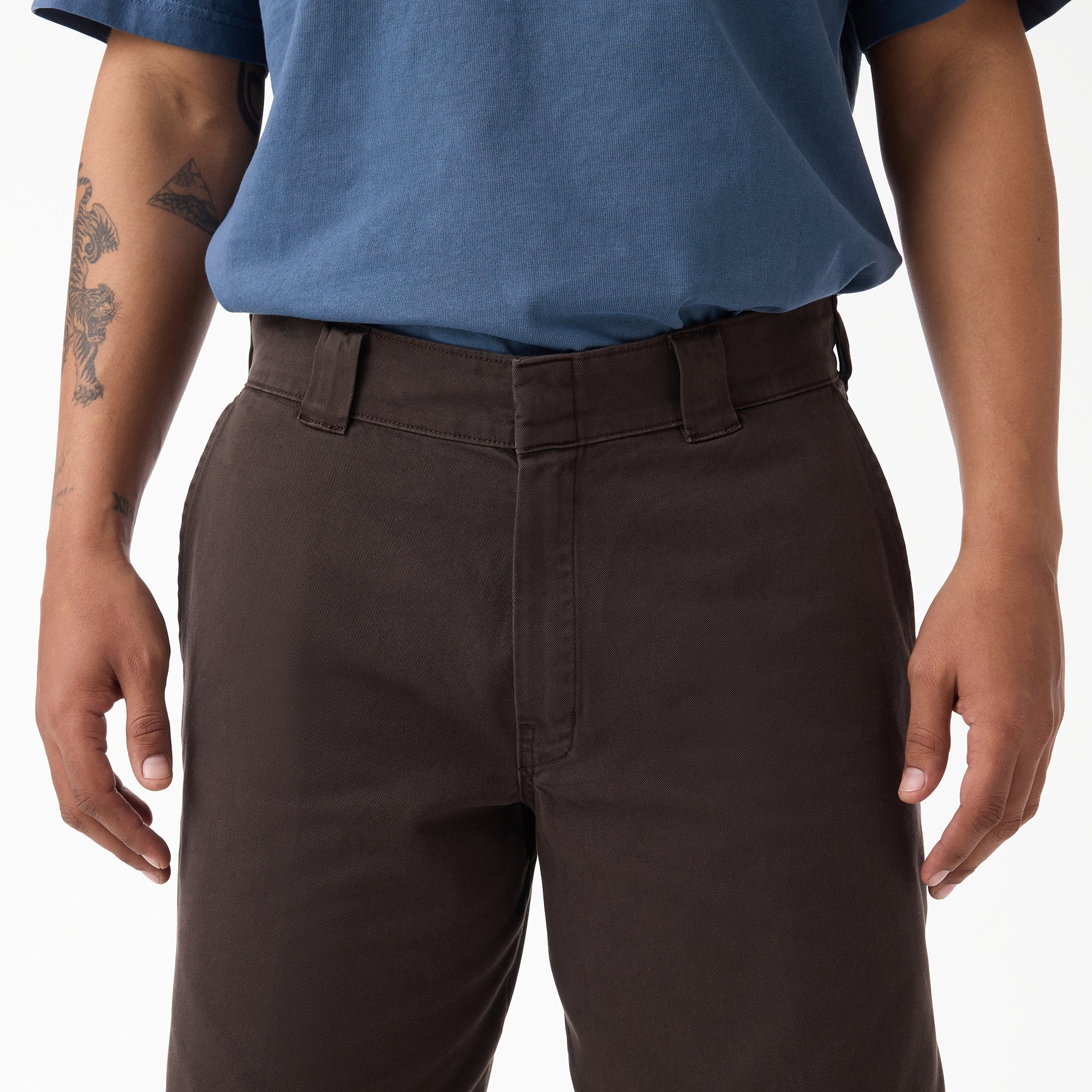 Worn In Loose Work Shorts, 13"