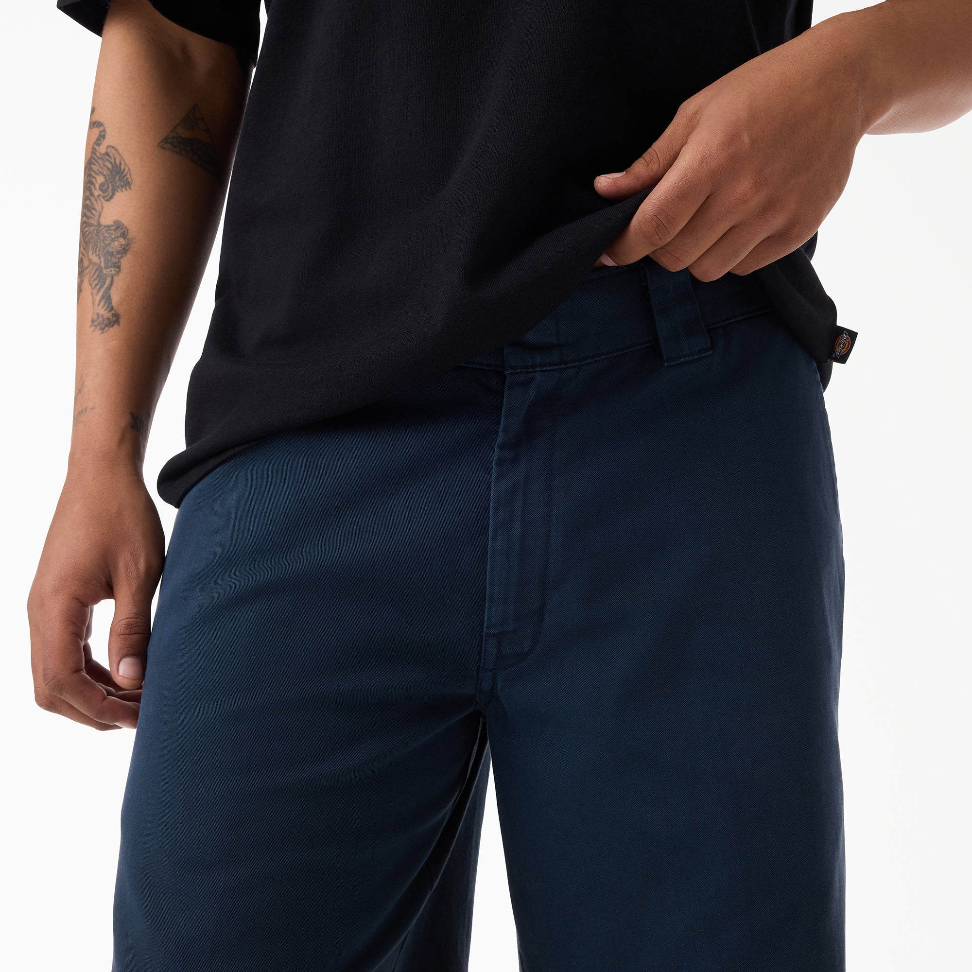 Worn In Loose Work Shorts, 13"