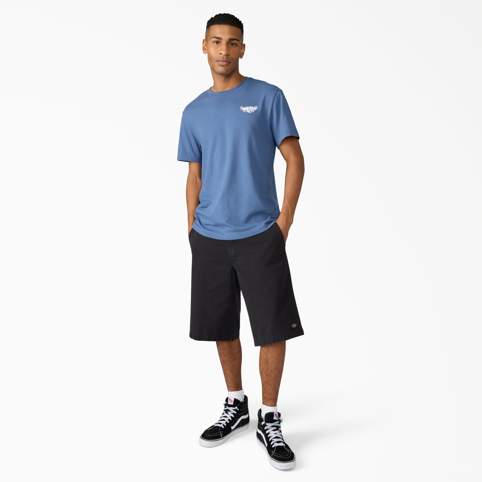 Worn In Loose Work Shorts, 13"
