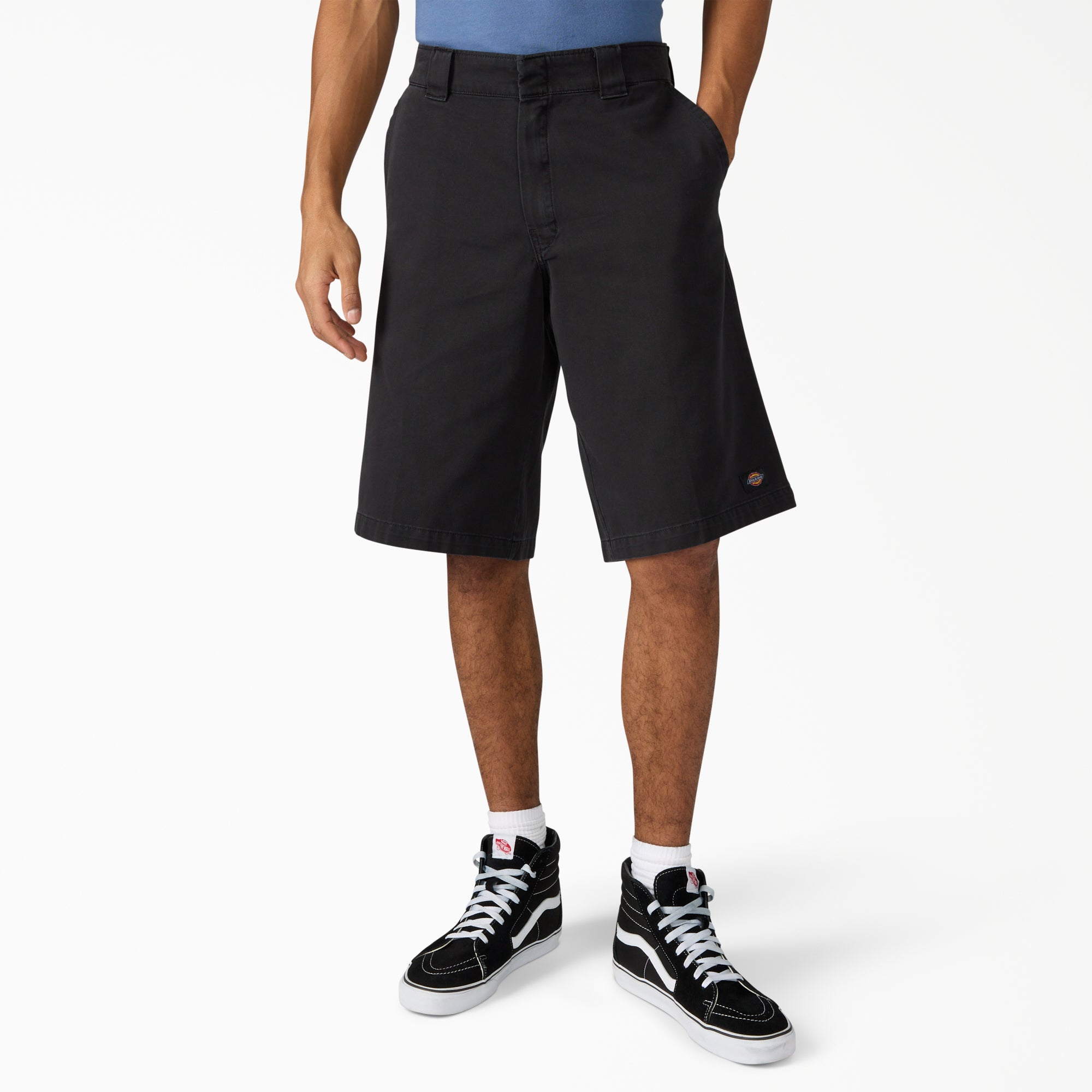 Worn In Loose Work Shorts, 13"