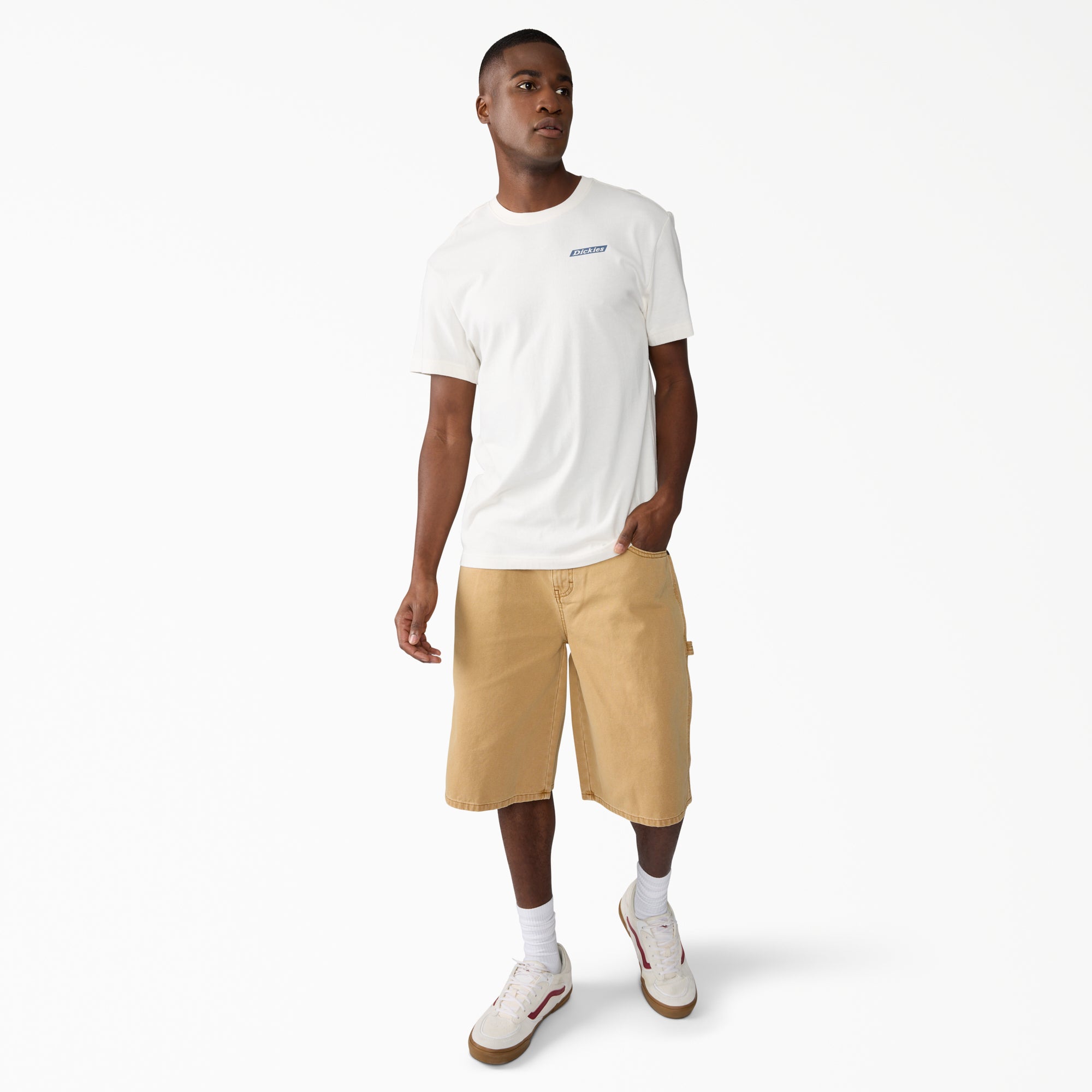 Worn In Relaxed Carpenter Duck Shorts, 13"