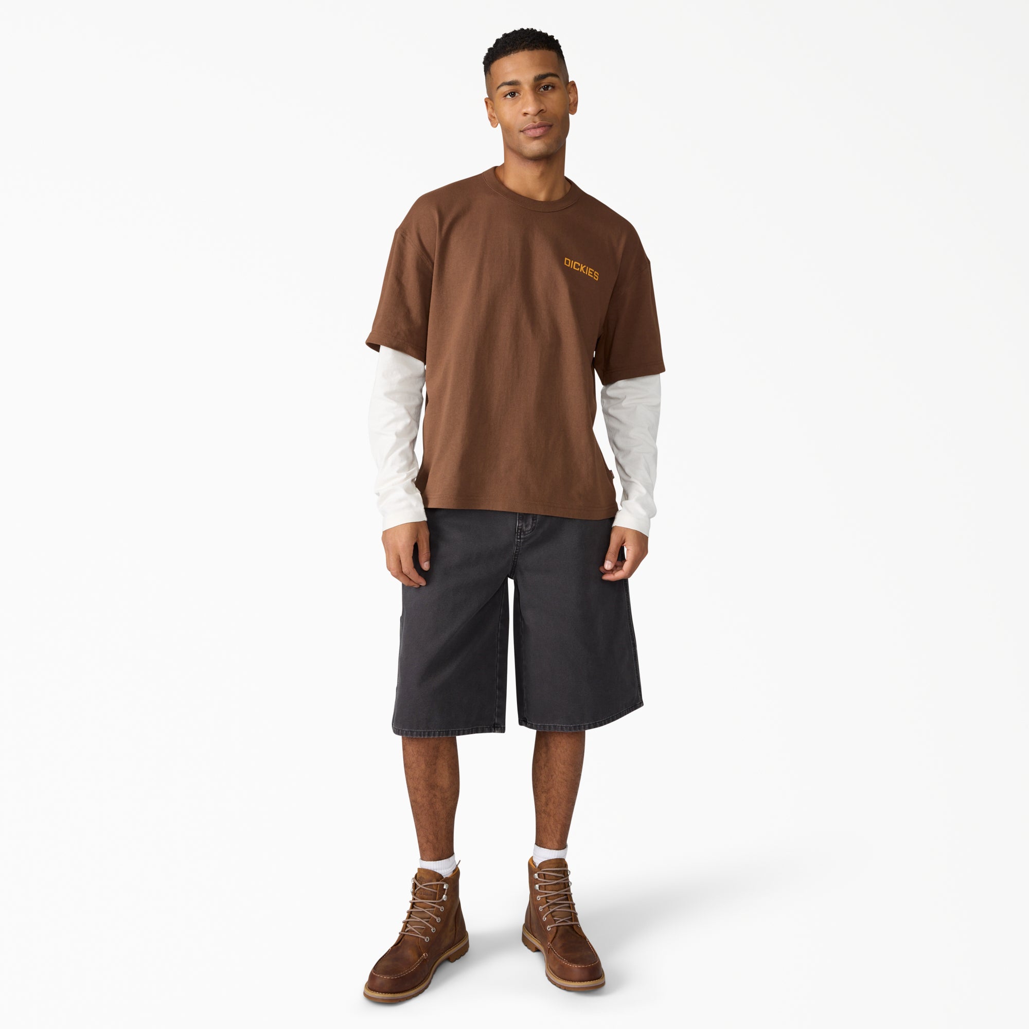 Worn In Relaxed Carpenter Duck Shorts, 13"