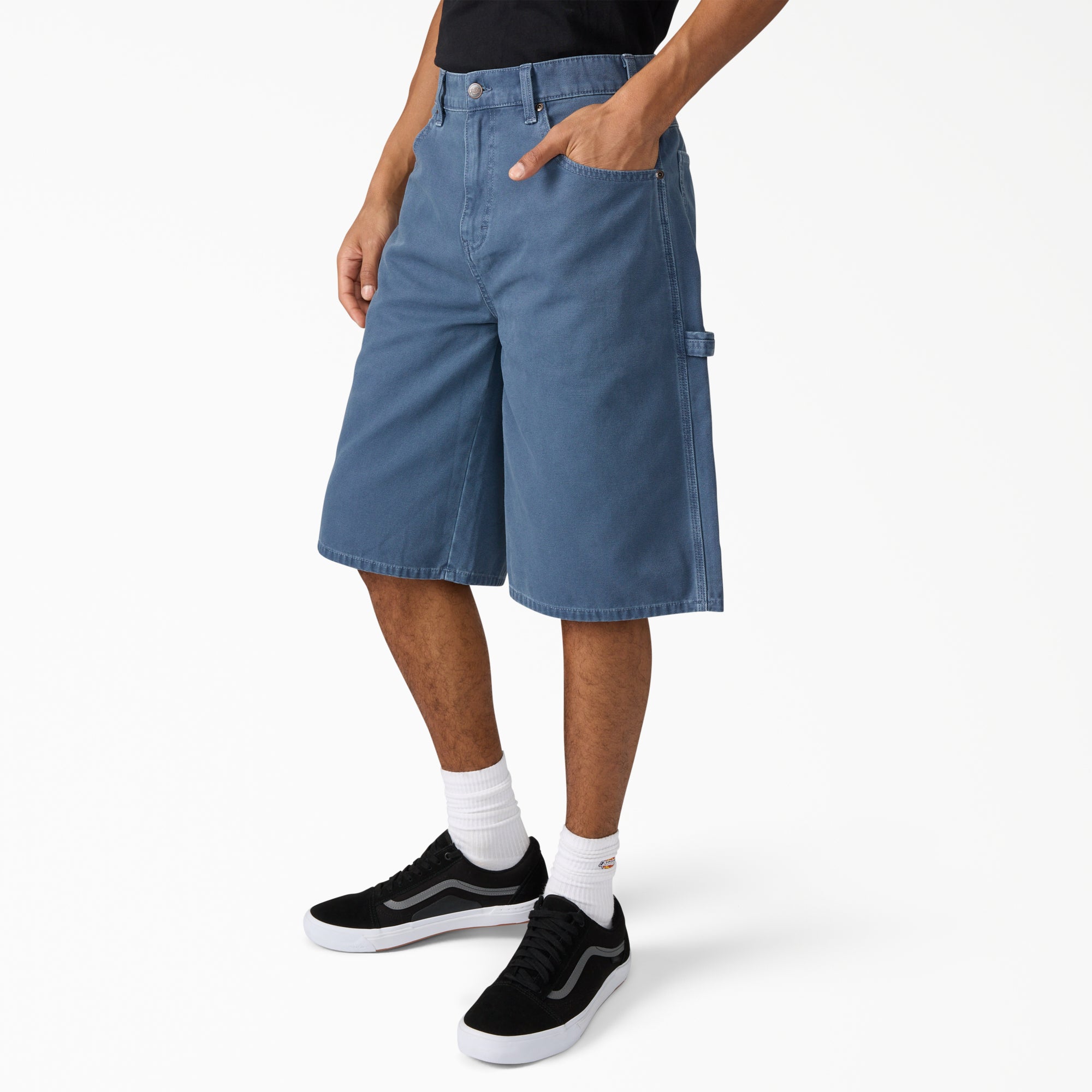 Worn In Relaxed Carpenter Duck Shorts, 13"