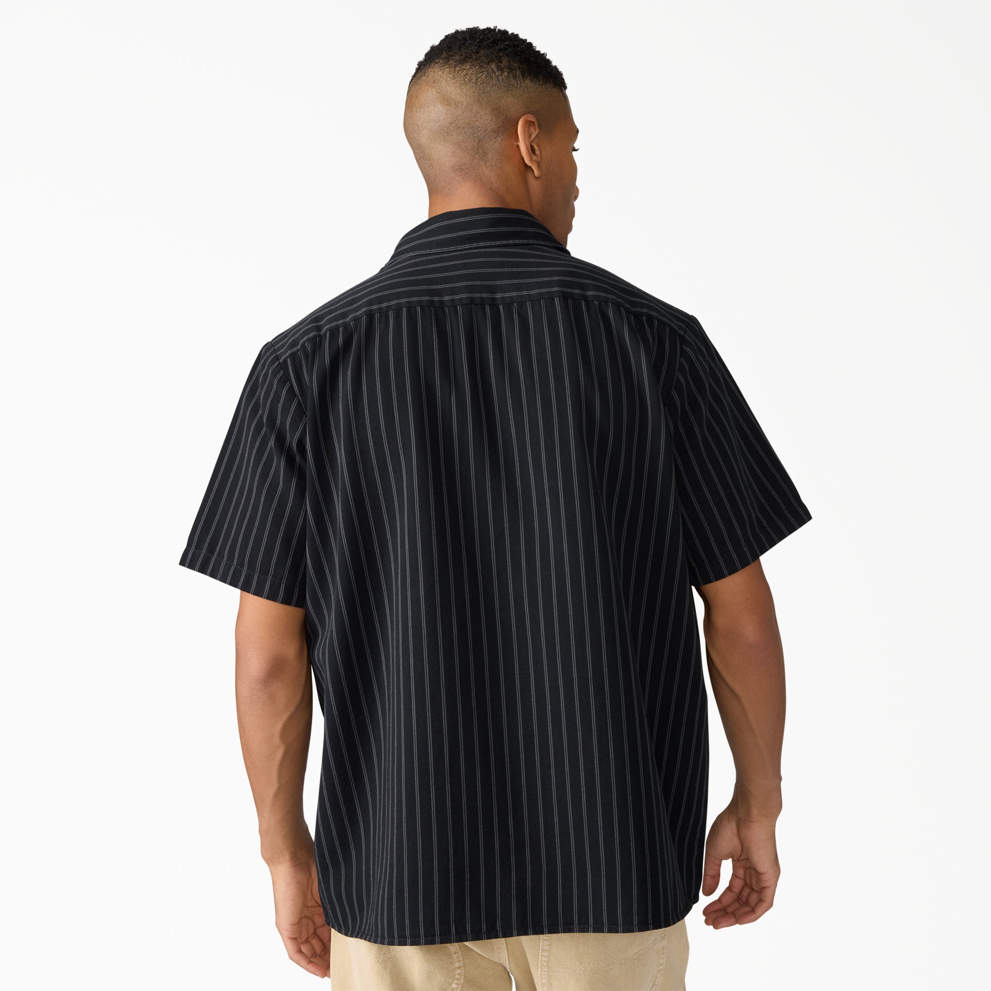 Worn In Striped Work Shirt