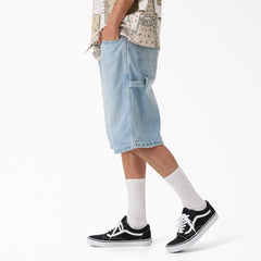 Worn In Relaxed Carpenter Denim Shorts, 13"