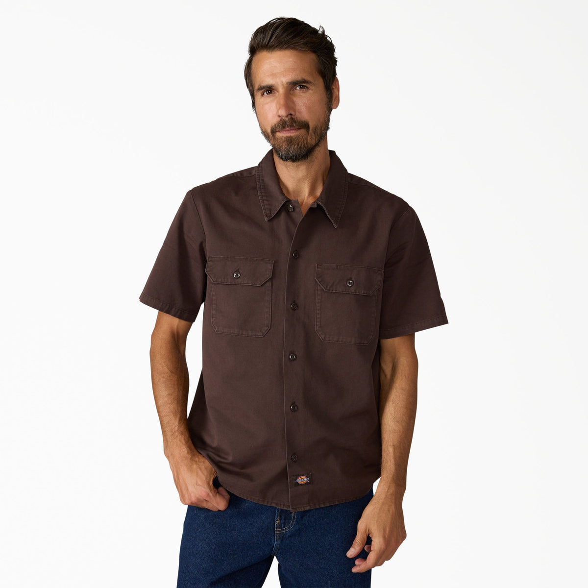 Worn In Solid Work Shirt