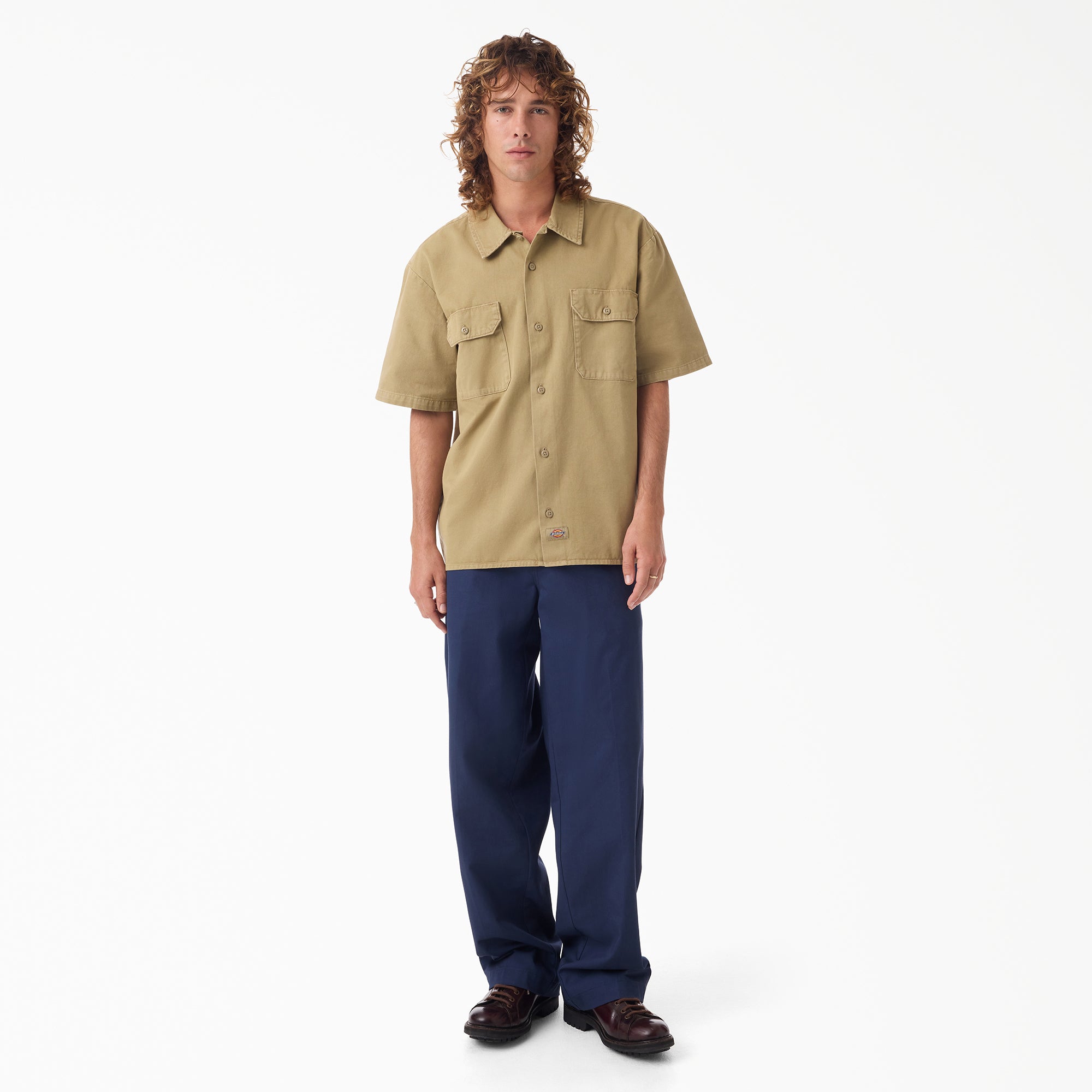 Worn In Solid Work Shirt