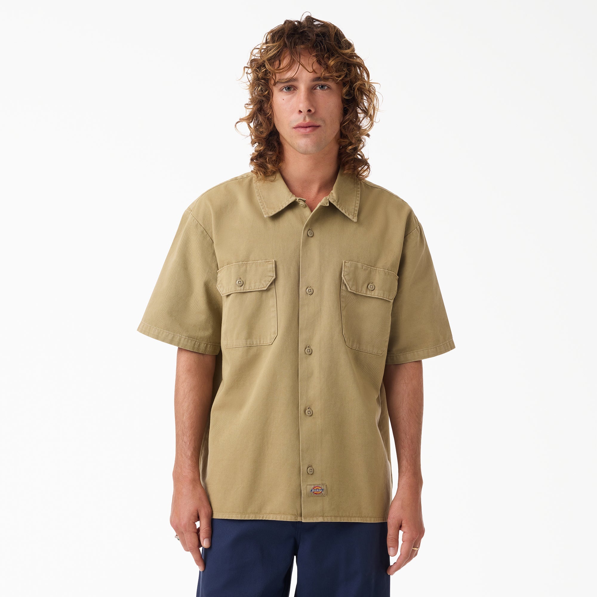 Worn In Solid Work Shirt