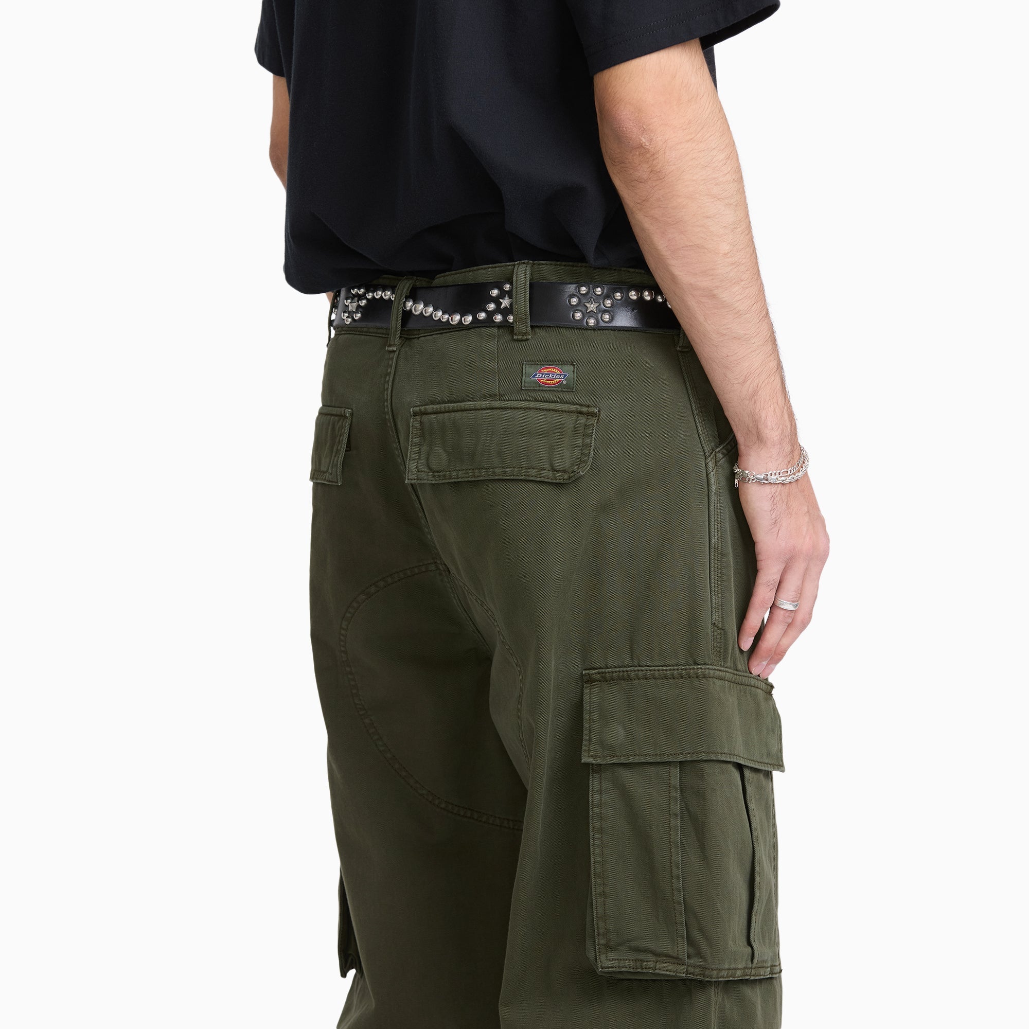 247 Loose Straight Garment Dyed Cargo Pants