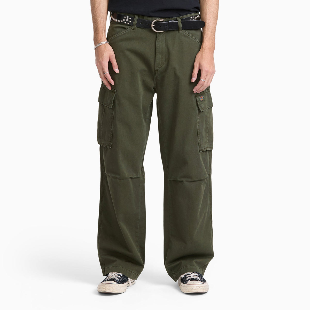 247 Loose Straight Garment Dyed Cargo Pants