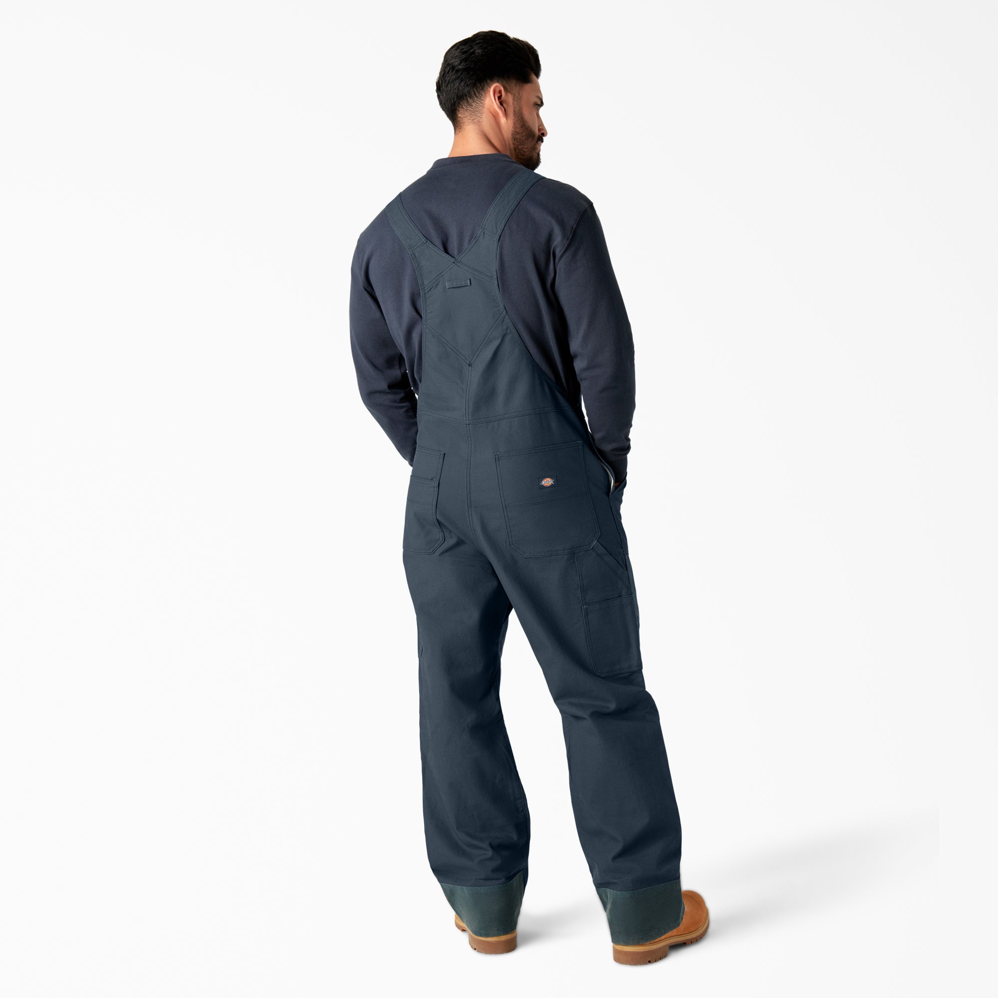 Waxed Canvas Double Front Bib Overalls