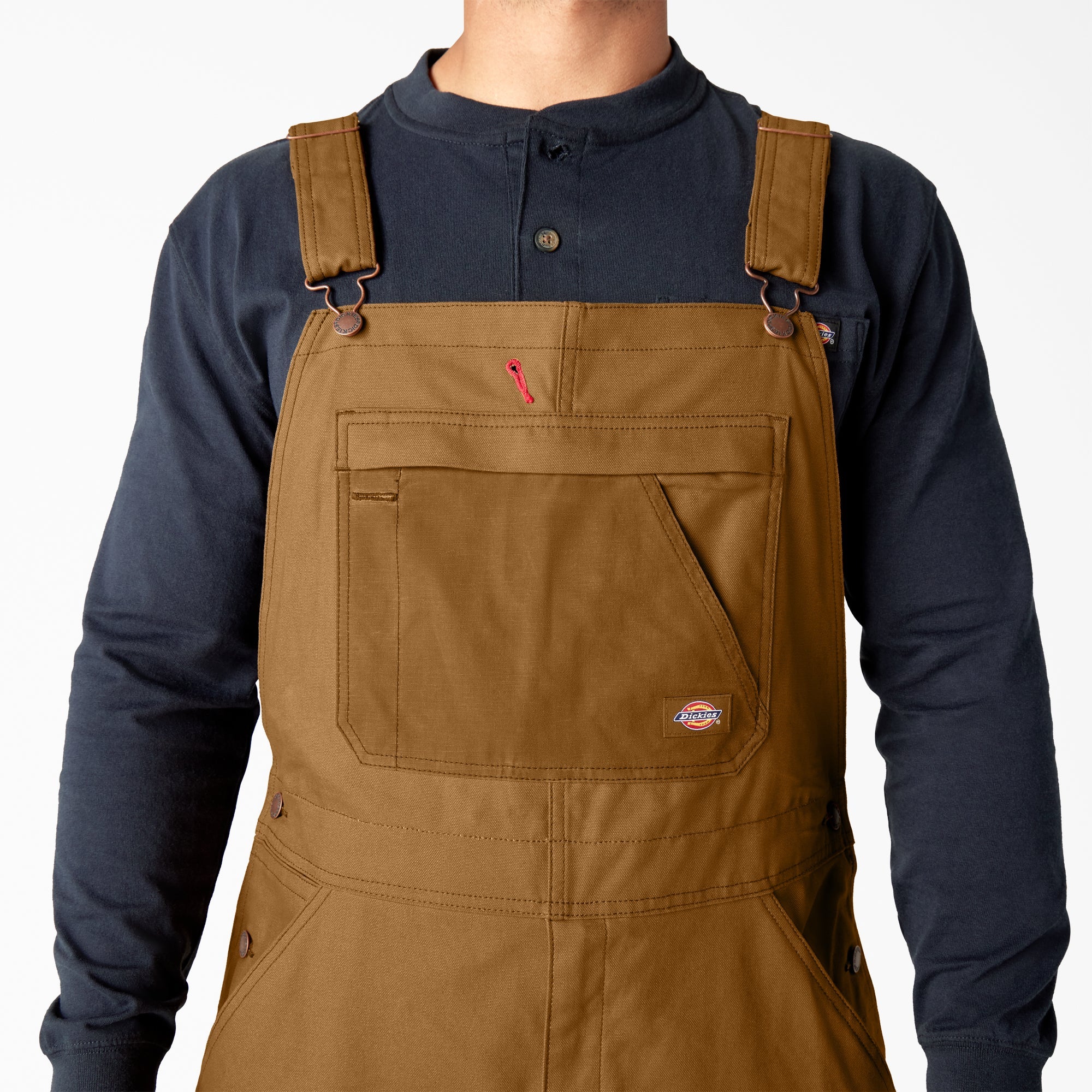 Waxed Canvas Double Front Bib Overalls