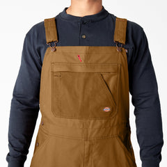Waxed Canvas Double Front Bib Overalls