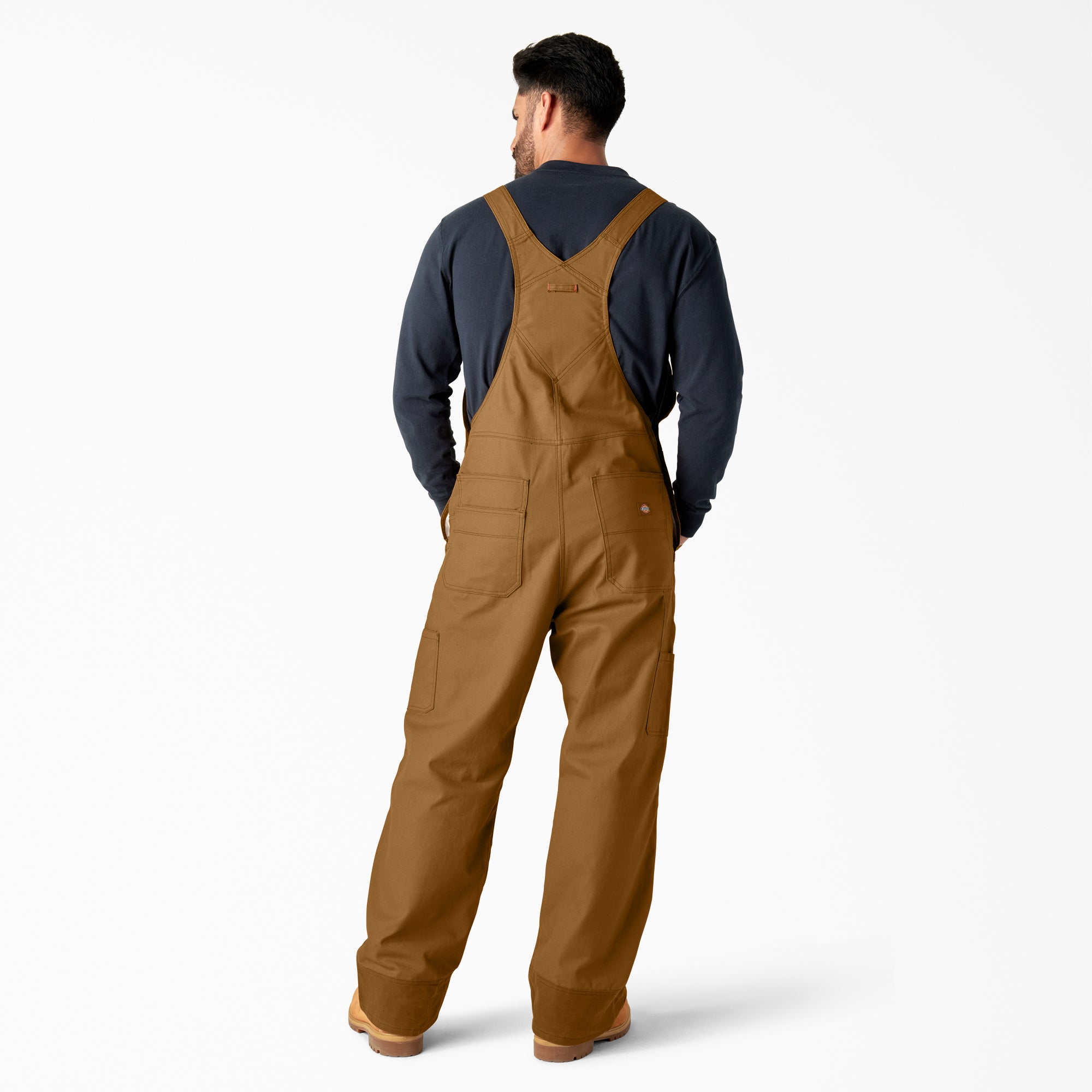 Waxed Canvas Double Front Bib Overalls