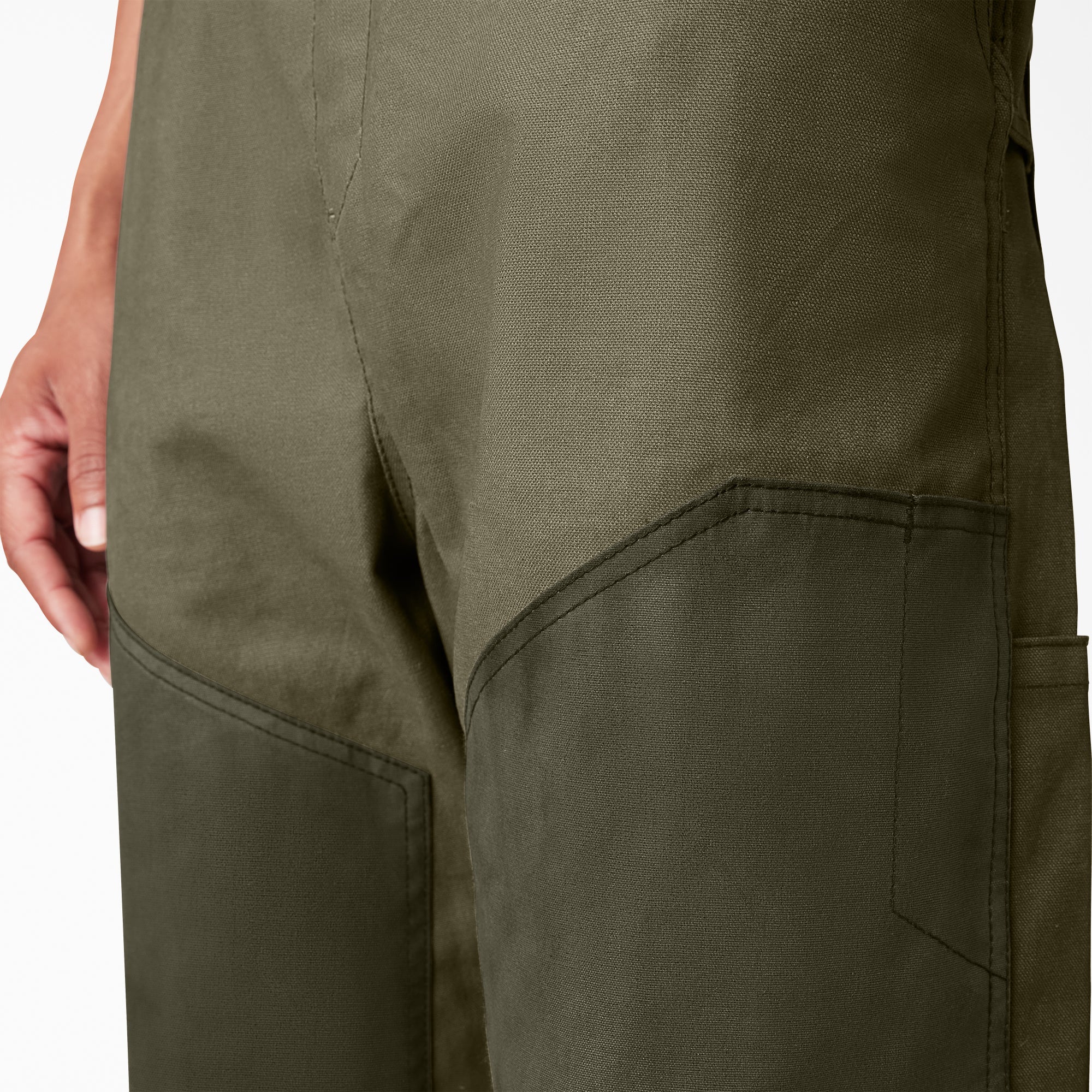 Waxed Canvas Double Front Bib Overalls
