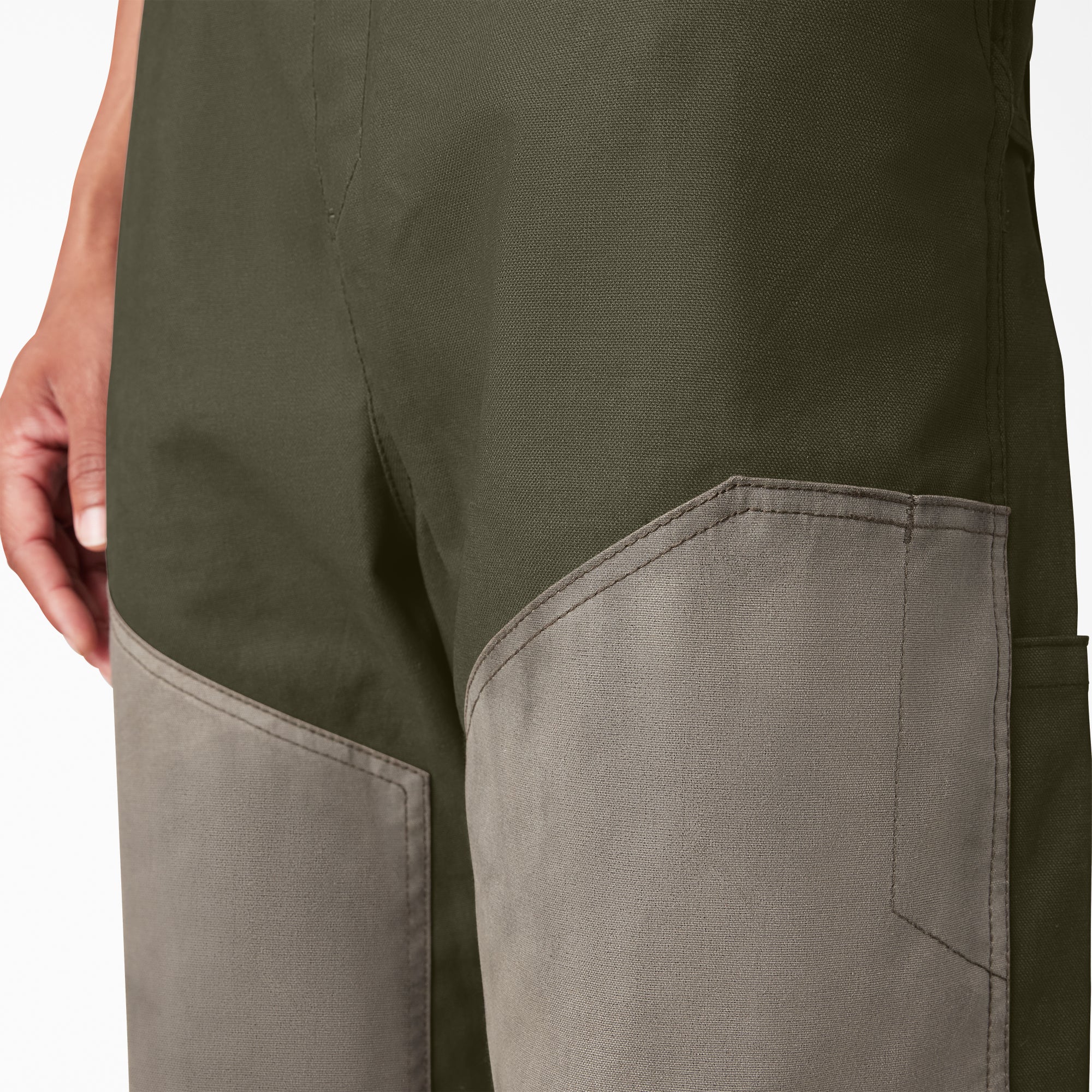 Waxed Canvas Double Front Bib Overalls